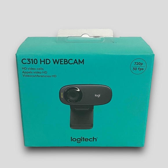 NWT Logitech C310 HD WEBCAM Essential HD 720p Video Calling - Picture 1 of 12
